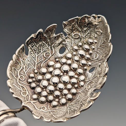 1939 Vintage Sterling Silver Tea Caddy Spoon, 19th Century Reproduction, Metropolitan Museum of Art